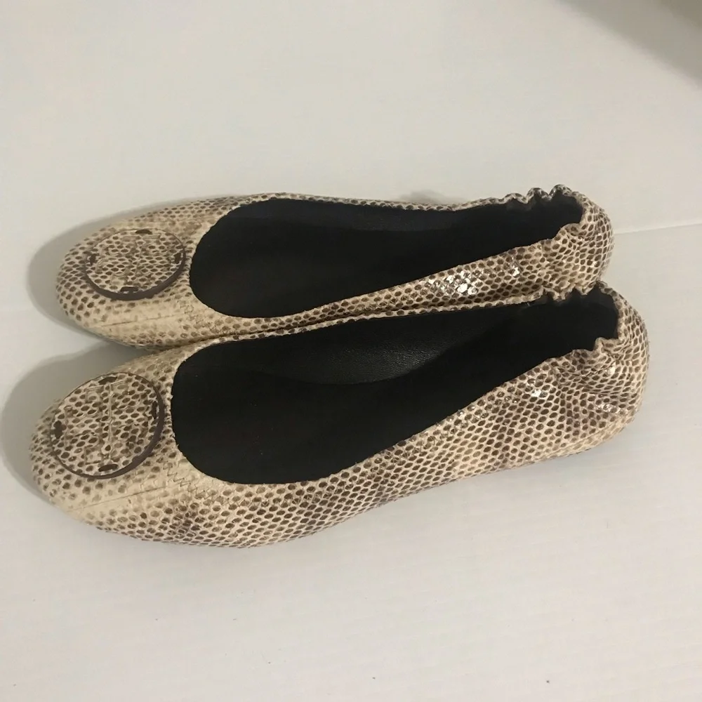 Tory Burch Women's Minnie Travel Ballet Flats Size 8M